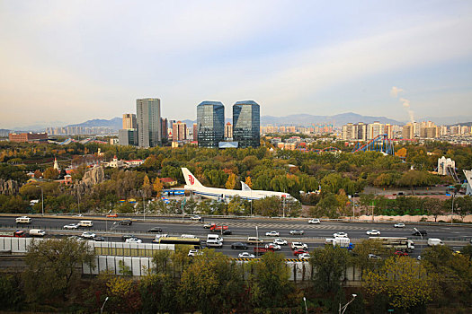 北京市石景山区城市风景