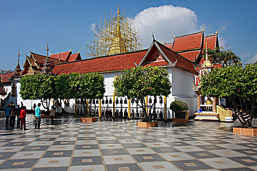 建筑,佛塔,庙宇,寺院,泰国北方,泰国,亚洲