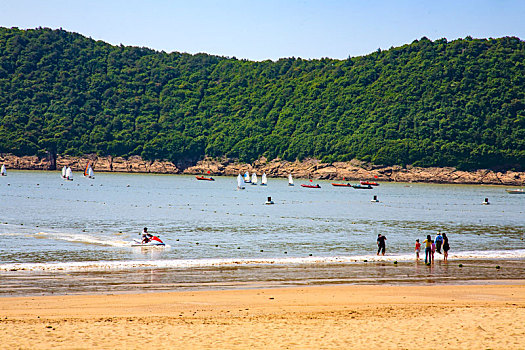 海岸线,沙滩,海洋