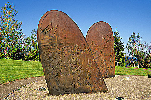 卡地亚,纪念建筑,伽斯佩,加斯佩半岛,魁北克,加拿大