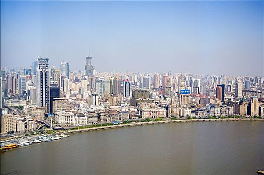 上海浦西城市风光