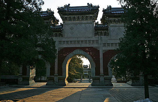 北京碧云寺山门