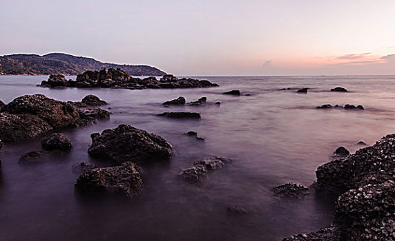 海景,日出,漂亮