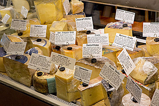 种类,奶酪,商店