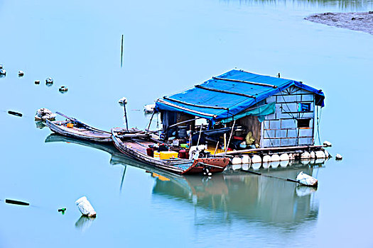 福建霞浦,渔家,渔船,养殖