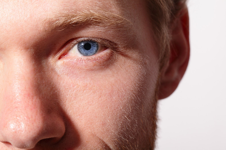 特写,眼睛,男青年,白人_高清图片_全景视觉