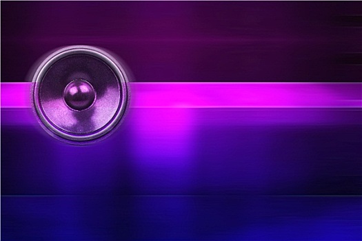 音乐,扬声器,紫色背景