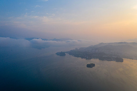 航拍千岛湖风景