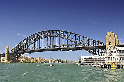悉尼海港大桥,风景,渡轮,悉尼,澳大利亚