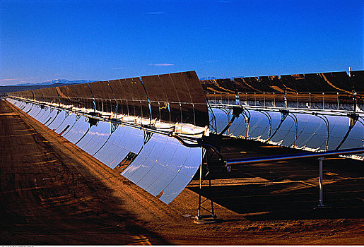 太阳能,电,莫哈维沙漠,加利福尼亚,美国