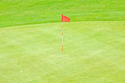 高尔夫球场,旗帜,洞