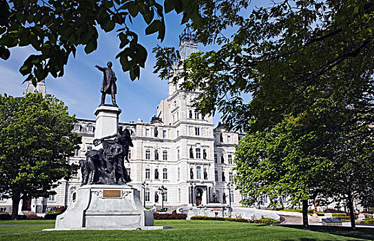 纪念建筑,魁北克,国会大厦,魁北克城,加拿大