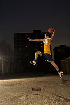 篮球手,跳跃