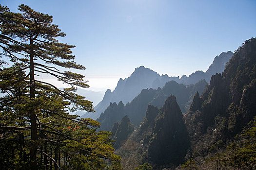 安徽黄山自然风景区