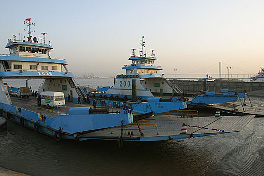大运河扬州长江上的渡口