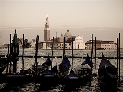 大运河,威尼斯,风景,圣乔治奥,马焦雷湖,教堂,意大利
