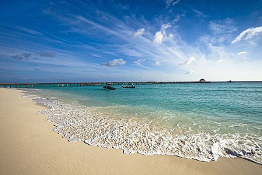 海滨别墅,环礁,马尔代夫