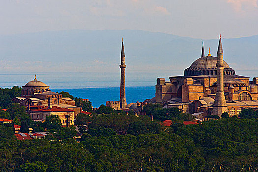 伊斯坦布尔,风景,圣索菲亚教堂
