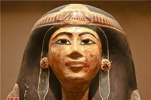 古埃及,装饰,石棺,女人