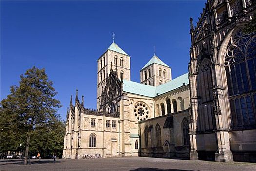 圣保罗大教堂,北莱茵威斯特伐利亚,德国,欧洲