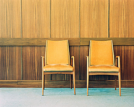 两个,椅子,等候室