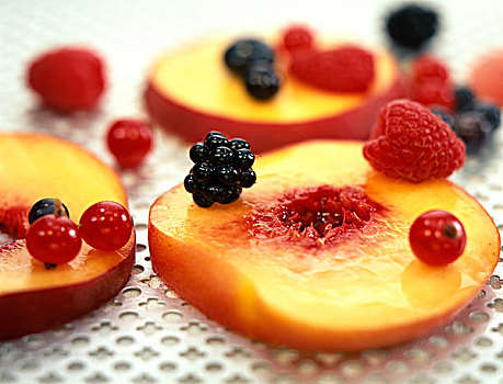 构图,夏季水果