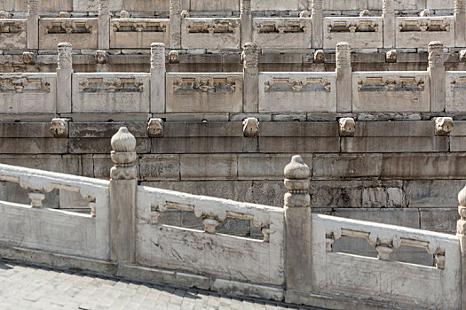 北京故宫汉白玉石柱