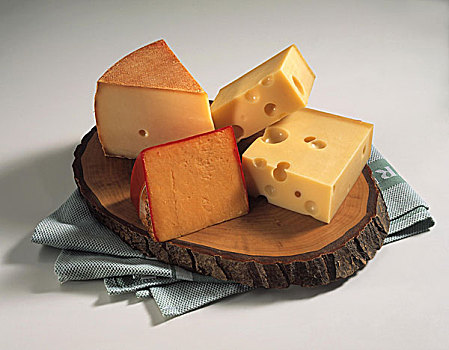 种类,奶酪,楔形