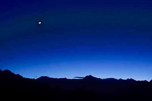 高山夜空