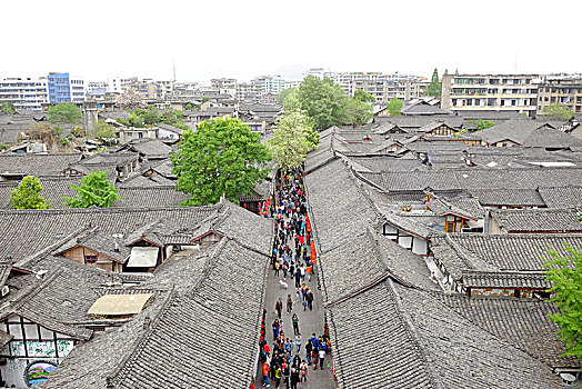 中国四川南充阆中古城,langzhong,ancient,city,nanchong,sichuan,china