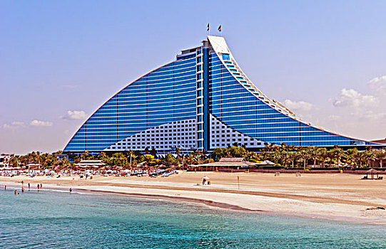 朱美拉海滩酒店,靠近,帆船酒店,迪拜,阿联酋