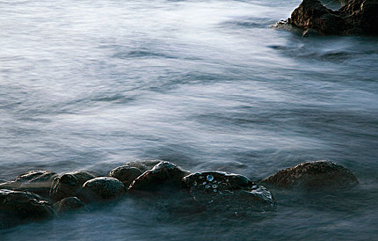 石头,海岸线,夏威夷,美国