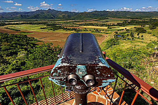 眺台,暸望,双筒望远镜,圣斯皮里图斯,省,古巴,北美