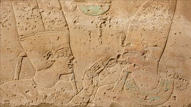 墙壁,绘画,卡尔纳克神庙,路克索神庙,埃及,非洲