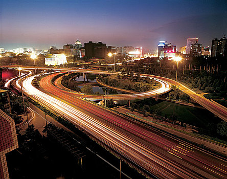 北京,城市,夜晚