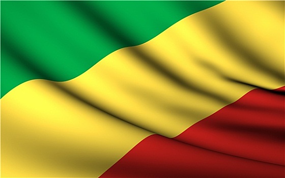飞,旗帜,刚果,共和国,国家,收集