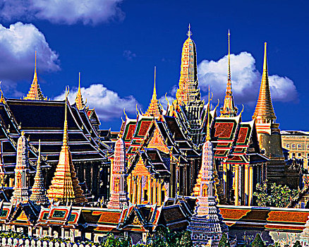 寺院,玉佛寺,曼谷,泰国,宗教