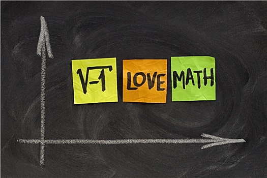 喜爱,数学,概念,黑板