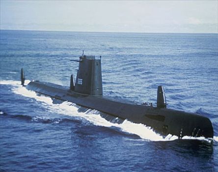 俯拍,美国海军,潜水艇