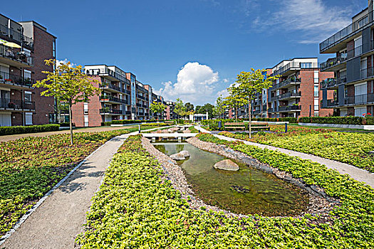 住房,复杂,公园,市中心,下萨克森,德国