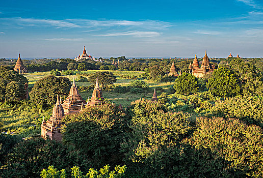 缅甸,曼德勒,区域,蒲甘,遗迹,风景,寺庙