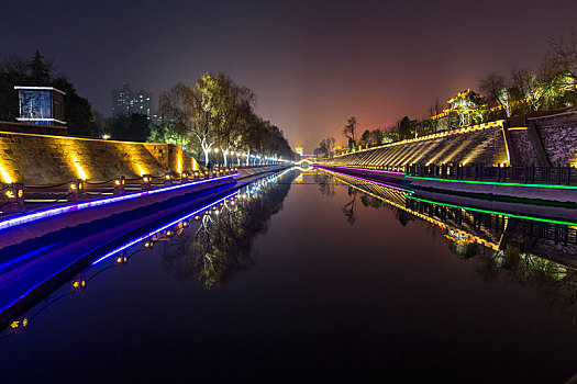 城墙夜景