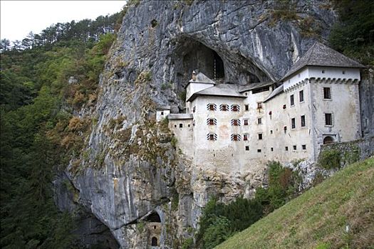 斯洛文尼亚,城堡,文艺复兴,建造,洞穴,嘴,西南部,靠近