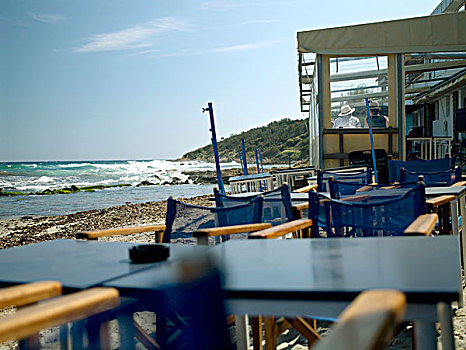 餐馆,海滩