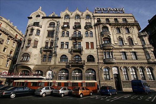 城市,酒店,中心,布达佩斯,匈牙利,欧洲