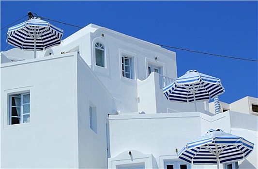 房子,锡拉岛,希腊