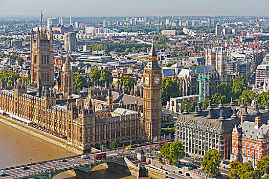 大本钟,钟楼,议会大厦,威斯敏斯特宫,伦敦,英格兰,英国,欧洲
