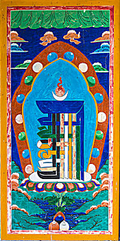 内蒙寺庙壁画