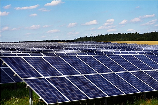 太阳能电池板,环境,能量