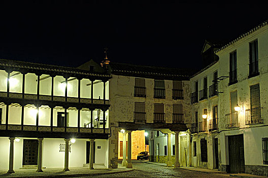 大广场,17世纪,黄昏,托莱多省,卡斯蒂利亚,西班牙,欧洲